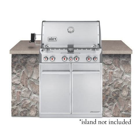 Weber Summit S-460 Stainless Built-In LP Gas Grill - 7160001