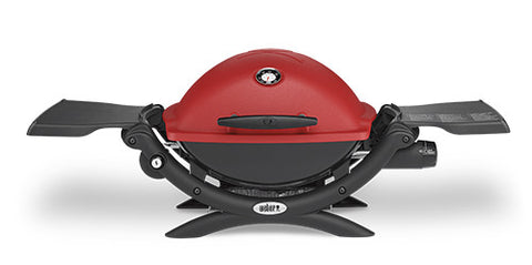 Weber Q 1200 Liquid Propane Gas Grill, Red - 51040001