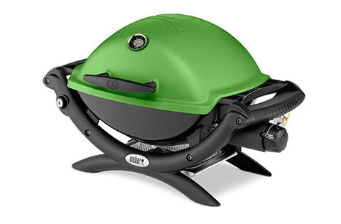 Weber Q 1200 Liquid Propane Gas Grill, Green - 51070001