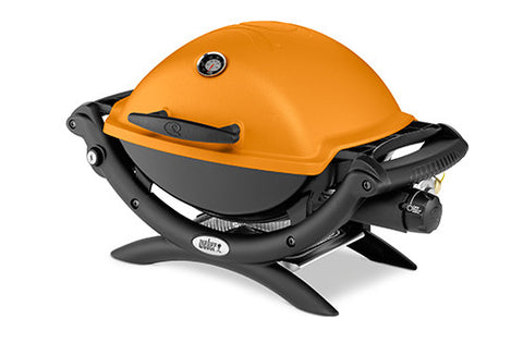 Weber Q 1200 Liquid Propane Gas Grill, Orange - 51190001