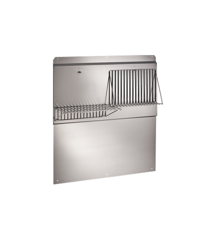Broan 48" Backsplash with Shelves in Stainless Steel - RMP4804