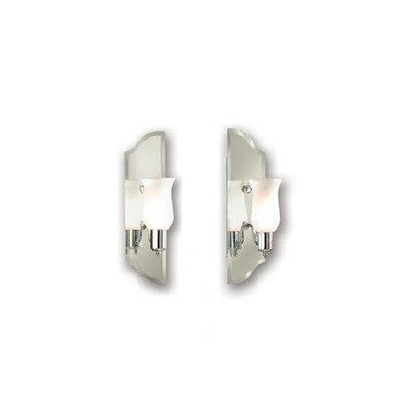 Broan Frosted Wall Light/Mirror Fixture Pack of Two (2) - 72052PK2