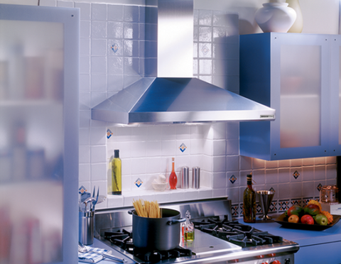 Broan 35-7/16" Stainless Steel External Blower Chimney Hood - 619004EX