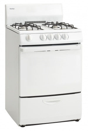 Danby 24" White 3.00 cu. ft. Gas Range - DR240WGLP