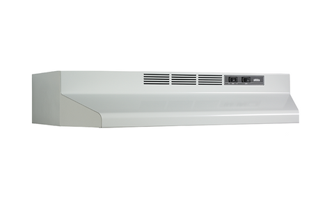 Broan White 30" Convertible Range Hood - F403001