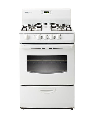 Danby 24" White 3.00 cu. ft. Gas Range - DR241WGLP