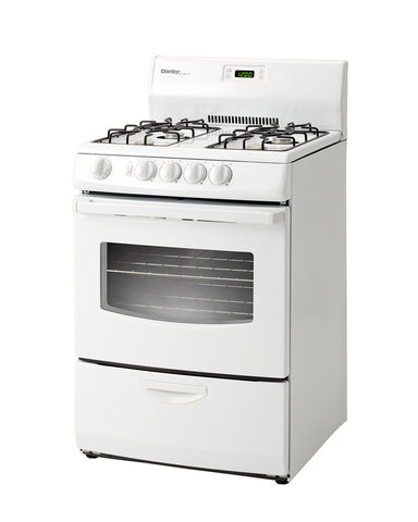Danby 24" White 3.00 cu. ft. Gas Range - DR241WGLP