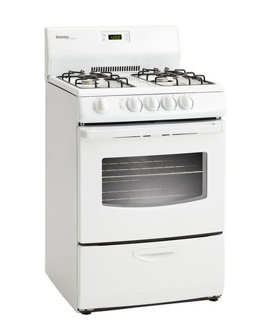 Danby 24" White 3.00 cu. ft. Gas Range - DR241WGLP