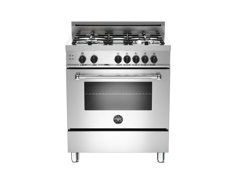 Bertazzoni Master Series 30" 4-Burner Stainless Steel Gas Range - MAS304GASXE