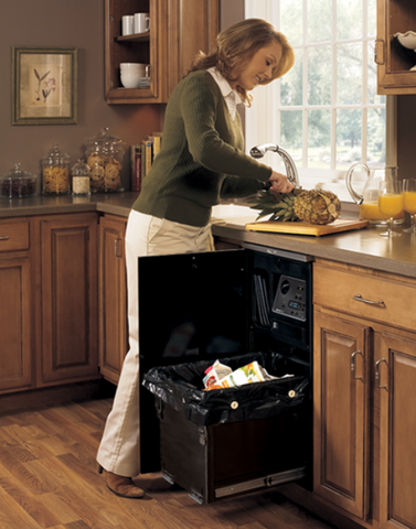 Broan 15" Custom Wood Trash Compactor - 15WT