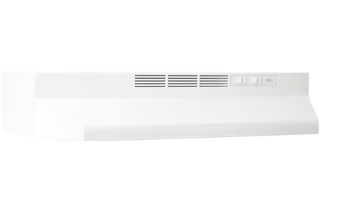 Broan 24" White Non-ducted Under Cabinet Hood - 412401