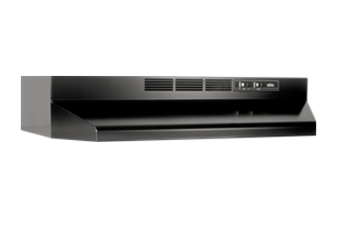 Broan 36" Non-ducted Black Under Cabinet Hood - 413623