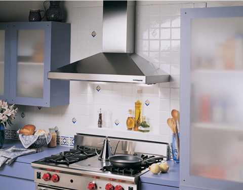 Broan 30" 450 CFM Internal Blower Chimney Hood - 613004