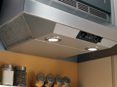 Broan 9" Height 440 CFM  Stainless Steel Variable Hood - AP136SS