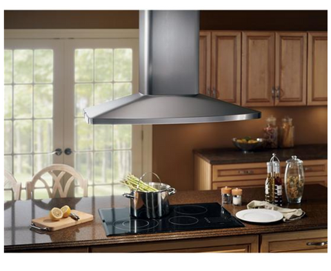 Broan 480 CFM  Island Chimney Hood in Stainless Steel - E5490SS