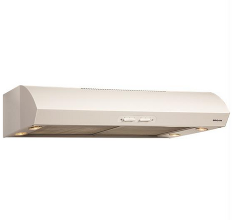Broan 300 CFM 30" White Undercabinet Range Hood - QP130WW