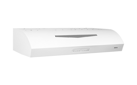Broan 350 CFM 30" Undercabinet Range Hood in White - QP230WW