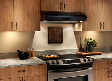 Broan 350 CFM 36" Black Undercabinet Range Hood - QP236BL