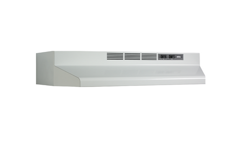 Broan 42" Convertible Range Hood, White - F404201