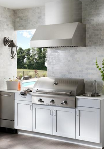 Broan 36" Stainless Steel Pro-Style Outdoor Hood - EPD6136SS