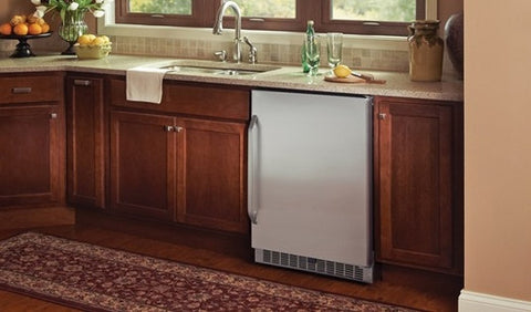 Danby Stainless/Black 5.4 cu. ft. Compact All Refrigerator - DAR154BLSST