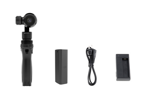 DJI Osmo Handheld 4D Camera & 3-Axis Gimbal + Extra Battery & Charger Bundle