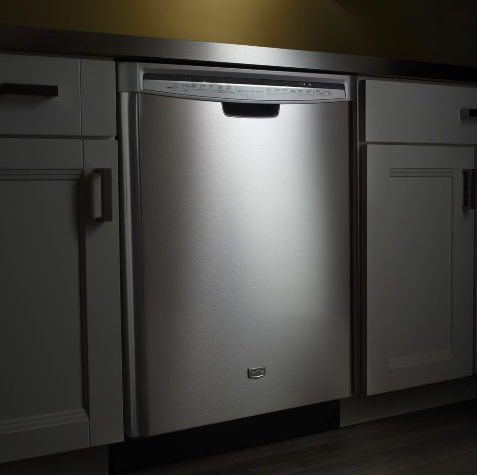 Maytag 24" Jetclean® Plus Dishwasher with ToughScrub™ option in Stainless Steel - MDB8949SBM