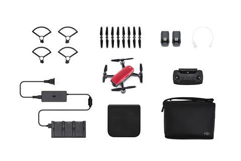 DJI Spark Fly More Combo (Lava Red)