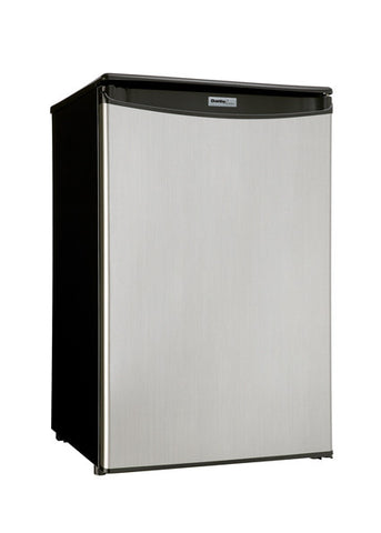 Danby 4.40 cu. ft.Black with Stainless Compact All Refrigerator - DAR125SLDD